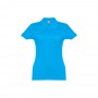 THC EVE. Polo da donna - Azzurro mare