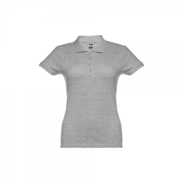 THC EVE. Polo da donna - Grigio chiaro mélange