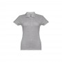 THC EVE. Polo da donna - Grigio chiaro mélange