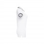 THC ROME WOMEN WH. Polo da donna in cotone bicolore - Bianco
