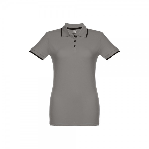 THC ROME WOMEN. Polo "slim fit" da donna - Grigio