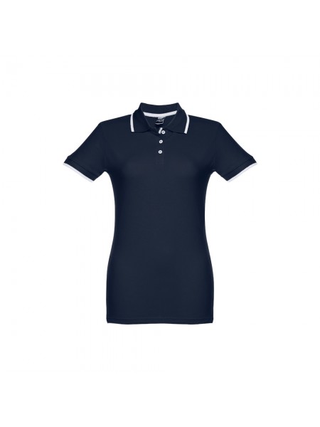 THC ROME WOMEN. Polo "slim fit" da donna - Blu scuro THC ROME WOMEN. Polo "slim fit" da donna - Blu scuro