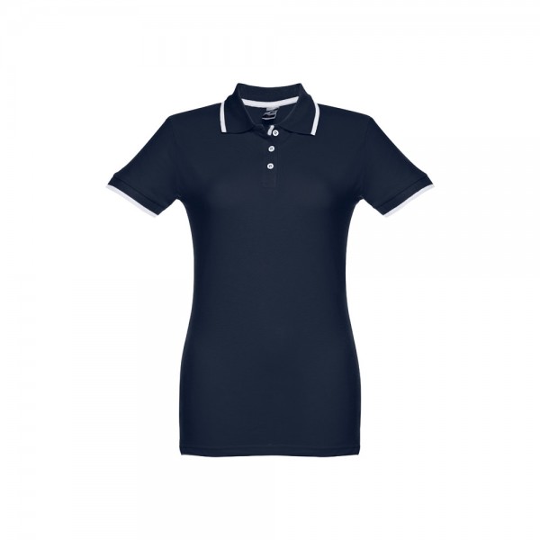 THC ROME WOMEN. Polo "slim fit" da donna - Blu scuro