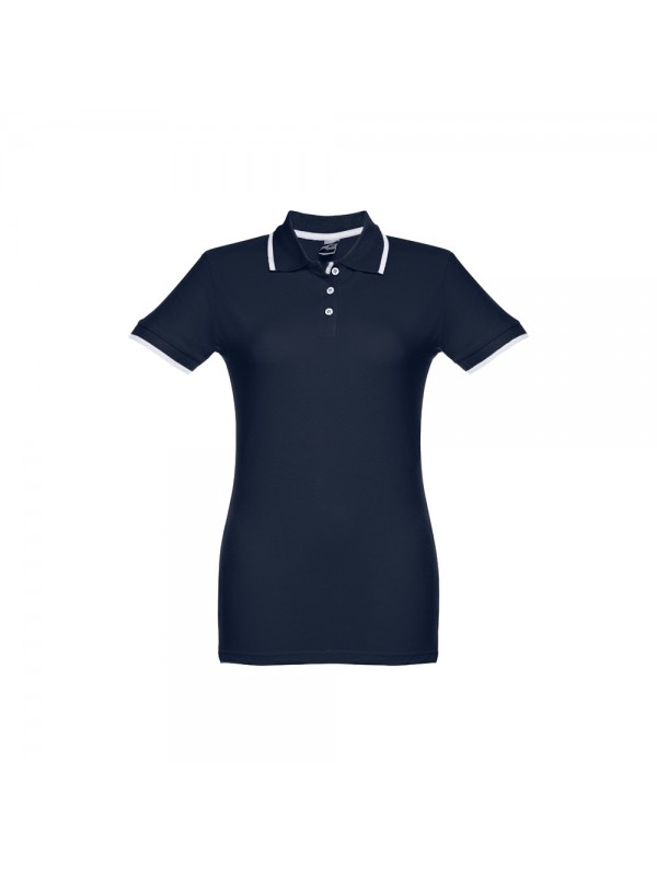 THC ROME WOMEN. Polo "slim fit" da donna - Blu scuro THC ROME WOMEN. Polo "slim fit" da donna - Blu scuro