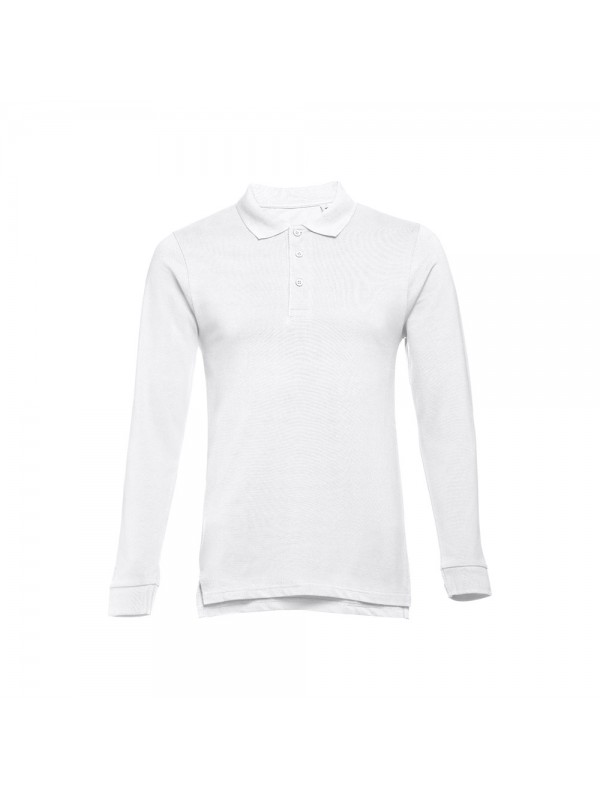 THC BERN WH 3XL. Polo a manica lunga da uomo - Bianco THC BERN WH 3XL. Polo a manica lunga da uomo - Bianco