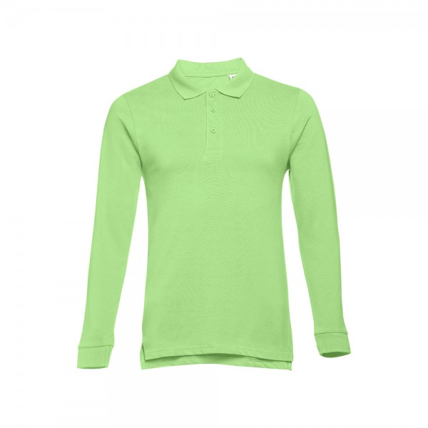 THC BERN 3XL. Polo a manica lunga da uomo - Verde chiaro