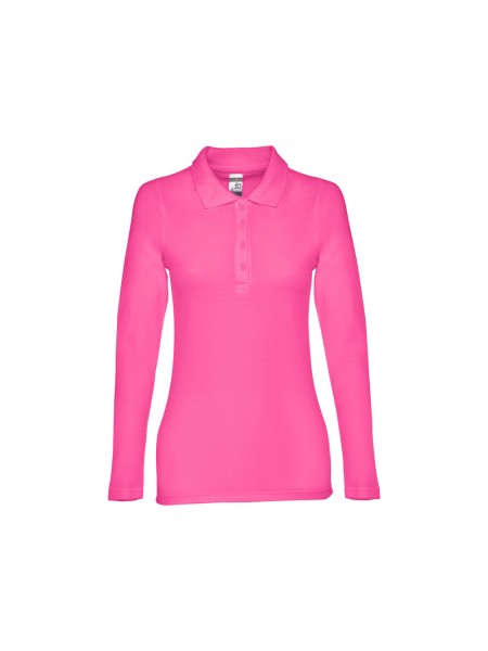 THC BERN WOMEN. Polo a manica lunga da donna - Rosa THC BERN WOMEN. Polo a manica lunga da donna - Rosa