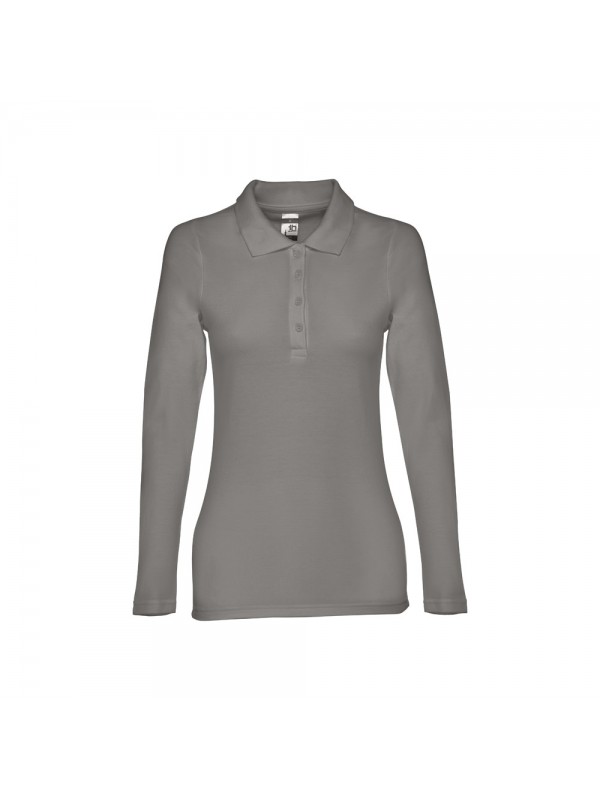 THC BERN WOMEN. Polo a manica lunga da donna - Grigio THC BERN WOMEN. Polo a manica lunga da donna - Grigio