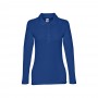 THC BERN WOMEN. Polo a manica lunga da donna - Blu reale