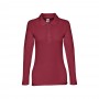THC BERN WOMEN. Polo a manica lunga da donna - Bordeaux