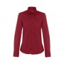 THC PARIS WOMEN. Camicia in popeline a maniche lunghe da donna - Bordeaux