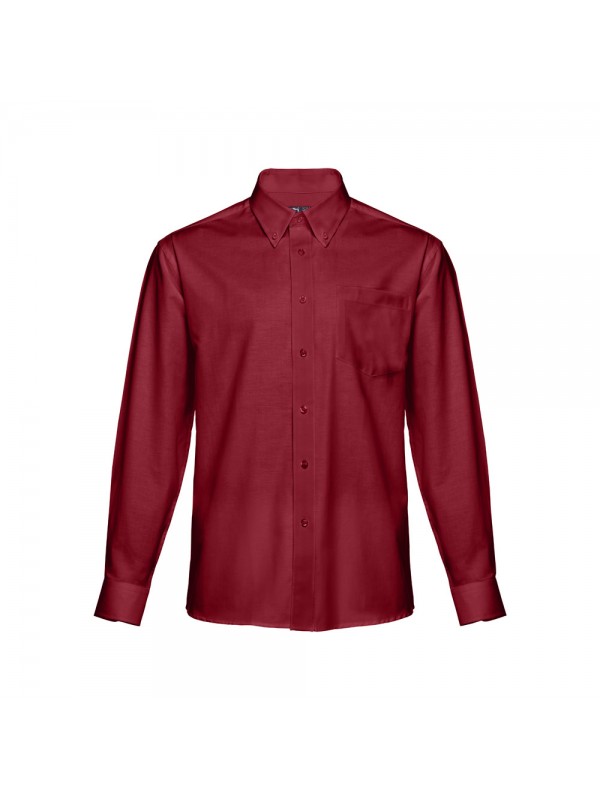 THC TOKYO. Camicia oxford da uomo a maniche lunghe - Bordeaux THC TOKYO. Camicia oxford da uomo a maniche lunghe - Bordeaux