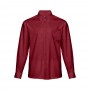 THC TOKYO. Camicia oxford da uomo a maniche lunghe - Bordeaux