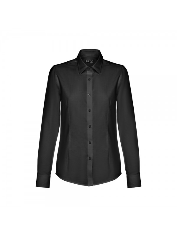 THC TOKYO WOMEN. Camicia oxford a maniche lunghe da donna - Nero THC TOKYO WOMEN. Camicia oxford a maniche lunghe da donna - Nero