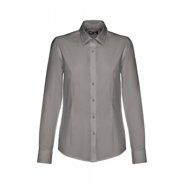 THC TOKYO WOMEN. Camicia oxford a maniche lunghe da donna - Grigio