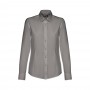 THC TOKYO WOMEN. Camicia oxford a maniche lunghe da donna - Grigio