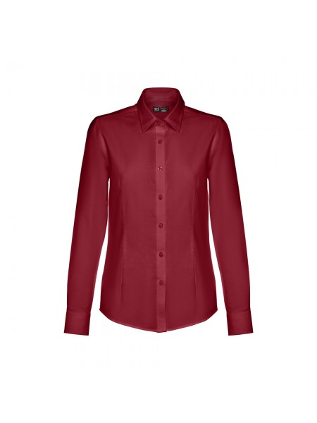 THC TOKYO WOMEN. Camicia oxford a maniche lunghe da donna - Bordeaux THC TOKYO WOMEN. Camicia oxford a maniche lunghe da donna - Bordeaux