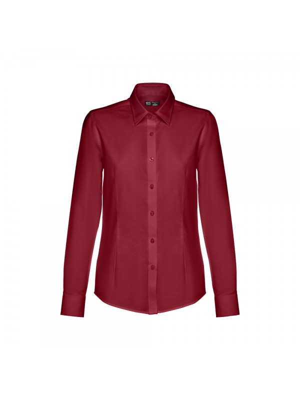 THC TOKYO WOMEN. Camicia oxford a maniche lunghe da donna - Bordeaux THC TOKYO WOMEN. Camicia oxford a maniche lunghe da donna - Bordeaux