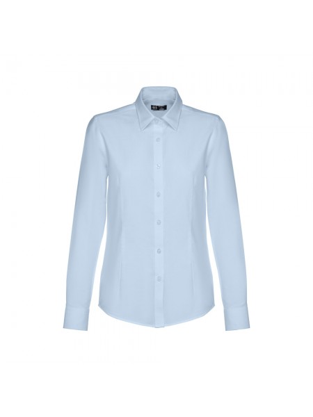 THC TOKYO WOMEN. Camicia oxford a maniche lunghe da donna - Azzurro THC TOKYO WOMEN. Camicia oxford a maniche lunghe da donna - Azzurro