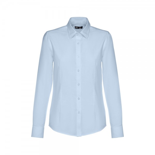 THC TOKYO WOMEN. Camicia oxford a maniche lunghe da donna - Azzurro