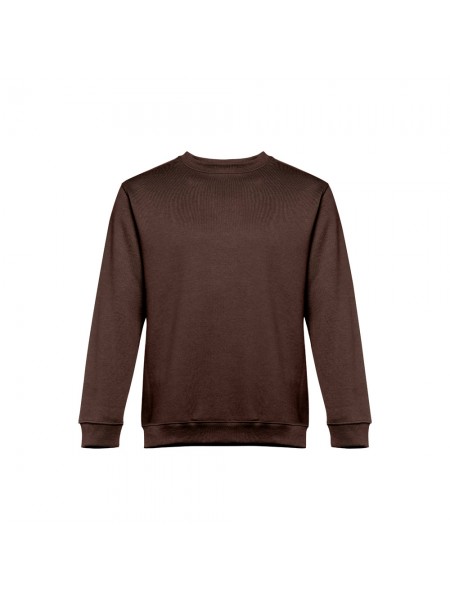 THC DELTA. Felpa (unisex) in cotone e poliestere - Marrone scuro THC DELTA. Felpa (unisex) in cotone e poliestere - Marrone scuro