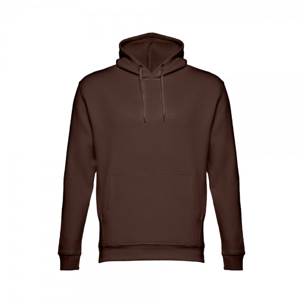 THC PHOENIX. Felpa (unisex) con cappuccio in cotone e poliestere - Marrone scuro