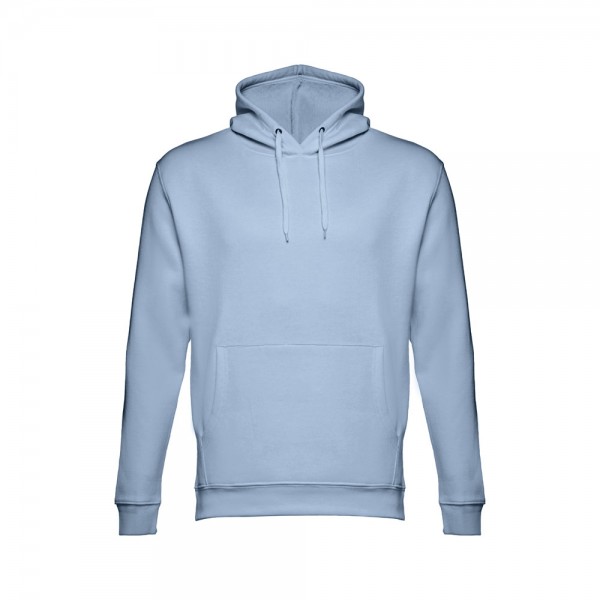 THC PHOENIX. Felpa (unisex) con cappuccio in cotone e poliestere - Celeste pastello