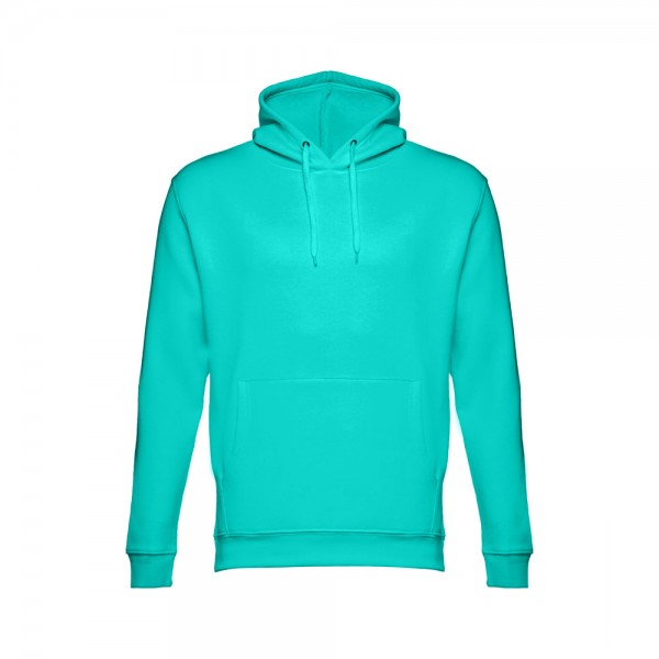 THC PHOENIX. Felpa (unisex) con cappuccio in cotone e poliestere - Verde turchese