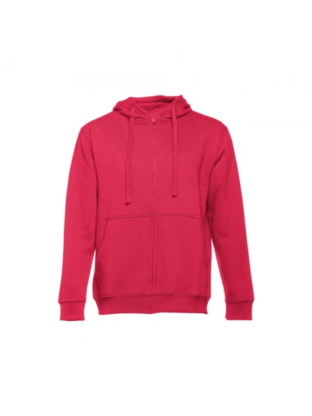 THC AMSTERDAM. Felpa da uomo in cotone e poliestere - Rosso THC AMSTERDAM. Felpa da uomo in cotone e poliestere - Rosso