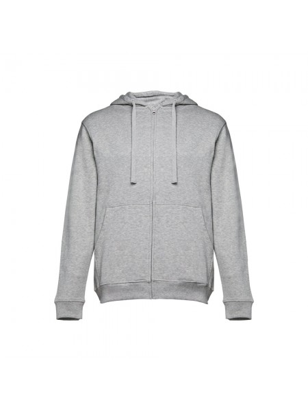 THC AMSTERDAM. Felpa da uomo in cotone e poliestere - Grigio chiaro mélange THC AMSTERDAM. Felpa da uomo in cotone e poliestere - Grigio chiaro mélange