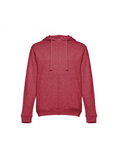 THC AMSTERDAM. Felpa da uomo in cotone e poliestere - Rosso mélange THC AMSTERDAM. Felpa da uomo in cotone e poliestere - Rosso mélange