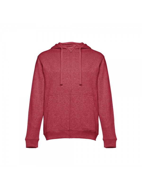 THC AMSTERDAM. Felpa da uomo in cotone e poliestere - Rosso mélange THC AMSTERDAM. Felpa da uomo in cotone e poliestere - Rosso mélange