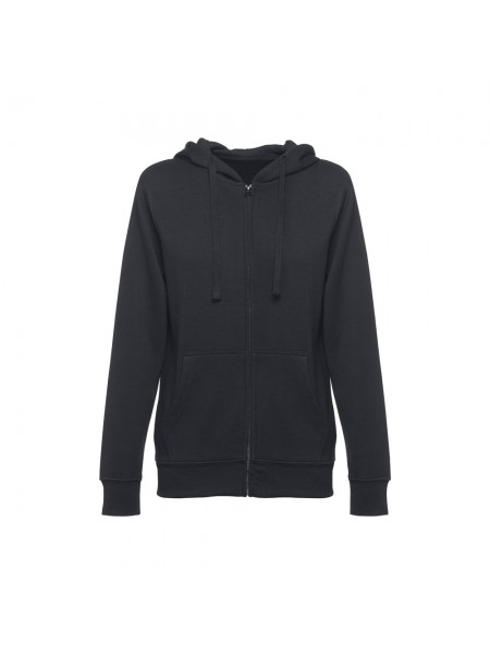 THC AMSTERDAM WOMEN. Felpa da donna in cotone e poliestere - Nero THC AMSTERDAM WOMEN. Felpa da donna in cotone e poliestere - Nero