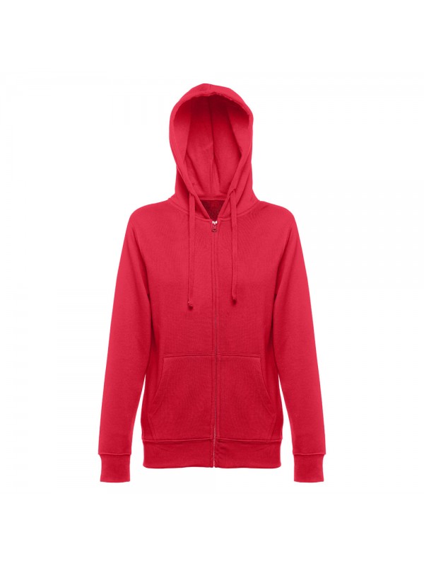 THC AMSTERDAM WOMEN. Felpa da donna in cotone e poliestere - Rosso THC AMSTERDAM WOMEN. Felpa da donna in cotone e poliestere - Rosso
