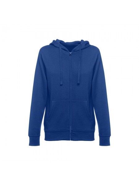 THC AMSTERDAM WOMEN. Felpa da donna in cotone e poliestere - Blu reale THC AMSTERDAM WOMEN. Felpa da donna in cotone e poliestere - Blu reale