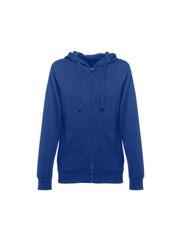 THC AMSTERDAM WOMEN. Felpa da donna in cotone e poliestere - Blu reale THC AMSTERDAM WOMEN. Felpa da donna in cotone e poliestere - Blu reale