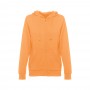 THC AMSTERDAM WOMEN. Felpa da donna in cotone e poliestere - Arancione corallo