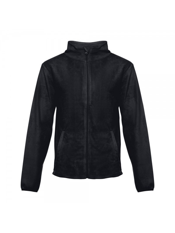 THC HELSINKI. Giacca in pile da uomo in poliestere - Nero THC HELSINKI. Giacca in pile da uomo in poliestere - Nero