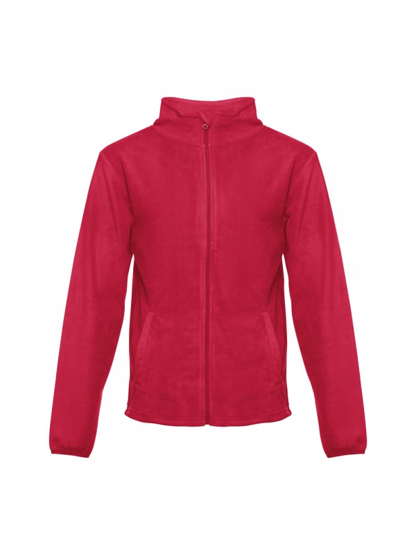 THC HELSINKI. Giacca in pile da uomo in poliestere - Rosso THC HELSINKI. Giacca in pile da uomo in poliestere - Rosso