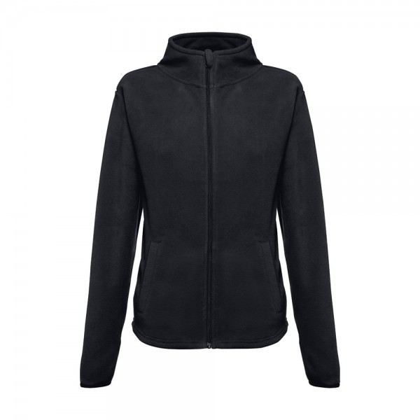 THC HELSINKI WOMEN. Giacca in pile sfiancata in poliestere da donna - Nero