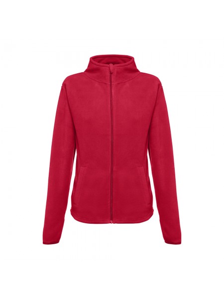 THC HELSINKI WOMEN. Giacca in pile sfiancata in poliestere da donna - Rosso THC HELSINKI WOMEN. Giacca in pile sfiancata in poliestere da donna - Rosso