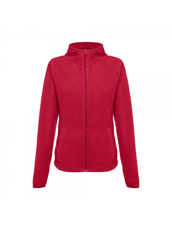 THC HELSINKI WOMEN. Giacca in pile sfiancata in poliestere da donna - Rosso THC HELSINKI WOMEN. Giacca in pile sfiancata in poliestere da donna - Rosso