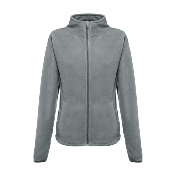 THC HELSINKI WOMEN. Giacca in pile sfiancata in poliestere da donna - Grigio