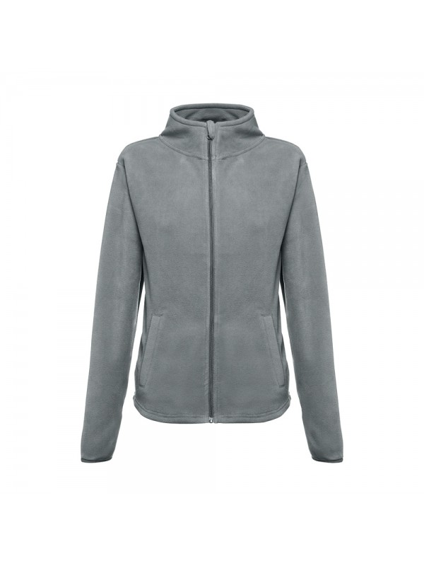 THC HELSINKI WOMEN. Giacca in pile sfiancata in poliestere da donna - Grigio THC HELSINKI WOMEN. Giacca in pile sfiancata in poliestere da donna - Grigio
