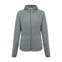 THC HELSINKI WOMEN. Giacca in pile sfiancata in poliestere da donna - Grigio