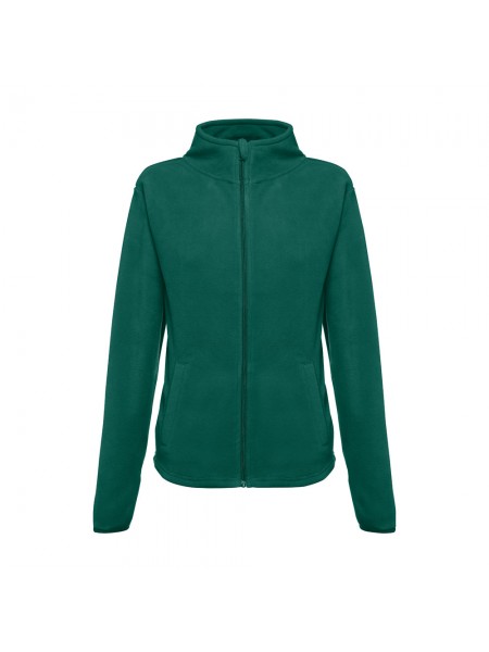 THC HELSINKI WOMEN. Giacca in pile sfiancata in poliestere da donna - Verde scuro THC HELSINKI WOMEN. Giacca in pile sfiancata in poliestere da donna - Verde scuro