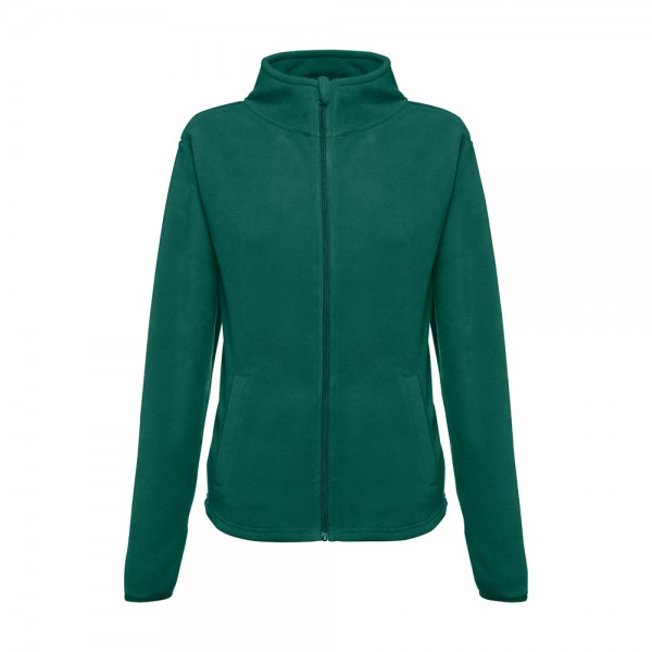 THC HELSINKI WOMEN. Giacca in pile sfiancata in poliestere da donna - Verde scuro
