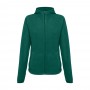 THC HELSINKI WOMEN. Giacca in pile sfiancata in poliestere da donna - Verde scuro