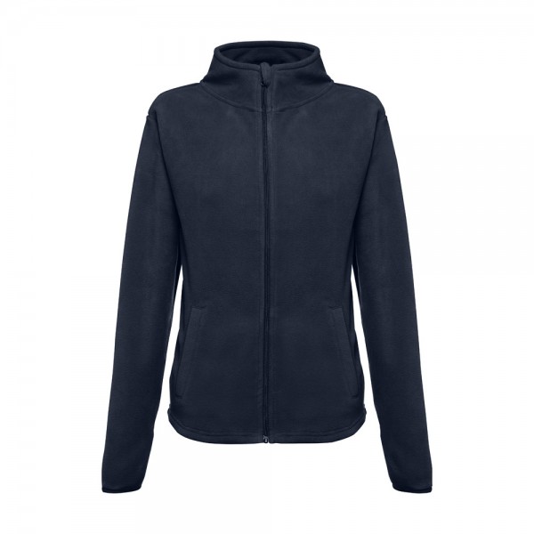 THC HELSINKI WOMEN. Giacca in pile sfiancata in poliestere da donna - Blu scuro