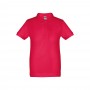THC ADAM KIDS. Polo in cotone a maniche corte per bambini (unisex) - Rosso
